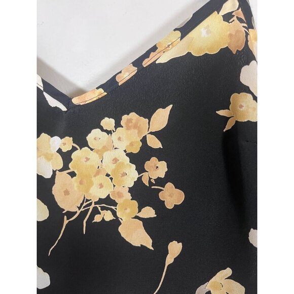 Vintage Floral Tank Mini S Black Retro Classic Chic Preppy Y2K Neutral HOCO 80s - Picture 3 of 10